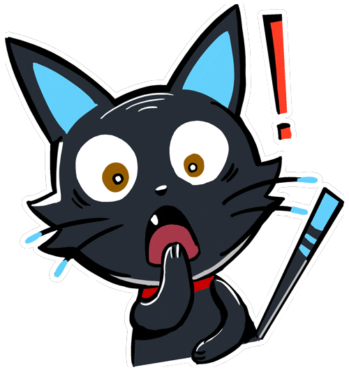 Cat Omg Sticker by Bethesda