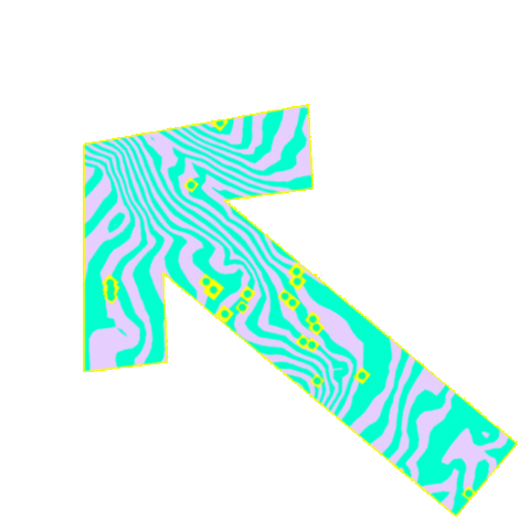 Arrow Click Here Sticker by JVAL Openair