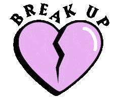 Break Up Sticker by Petit Biscuit