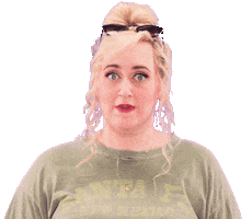 Scared Shock Sticker by Brittany Broski