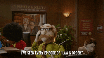 Bored Law Order GIF by Crank Yankers