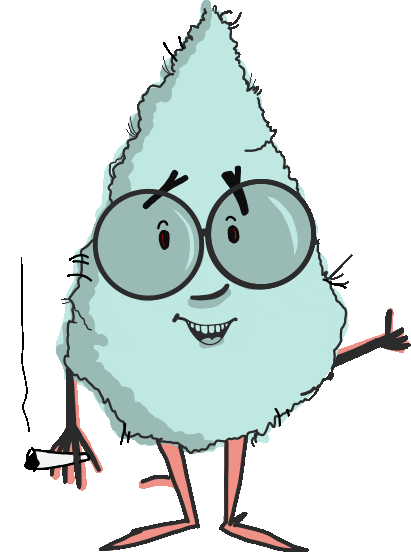 Cannabis Buddy Sticker by TheCannigma