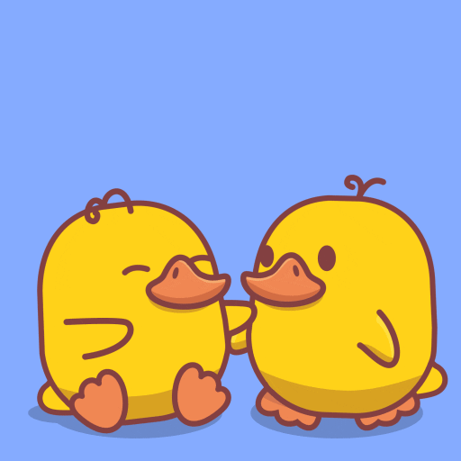 Happy Thank U GIF by FOMO Duck by fomoduck