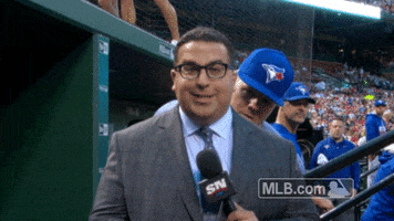 toronto blue jays creepy stare GIF by MLB