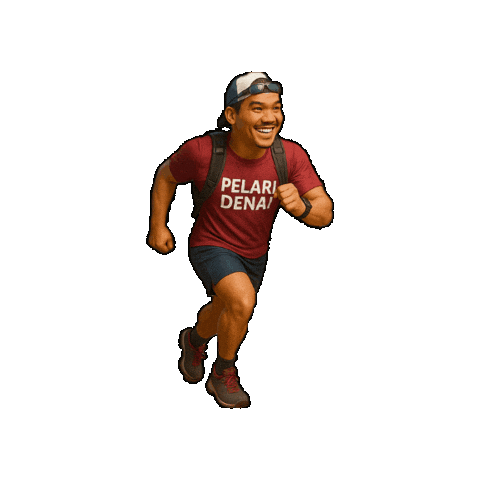 Lari Mut Sticker by Pelari Denai