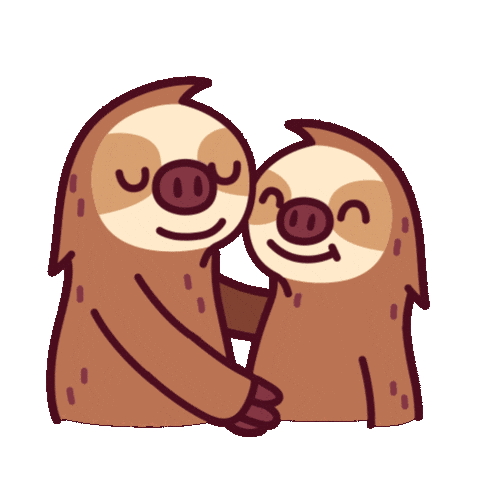 Couple Love Sticker by Sloooths