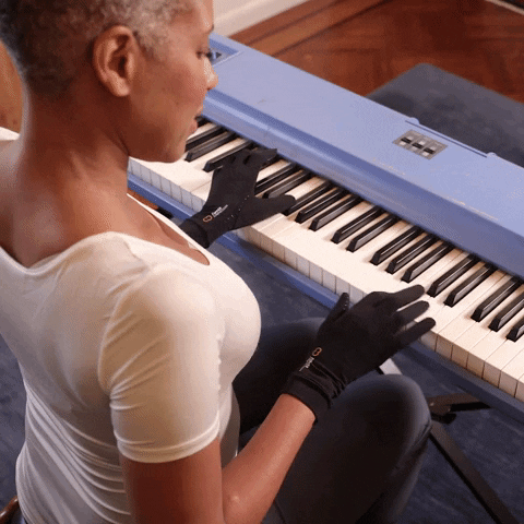 Piano Glovces GIF by Copper Compression