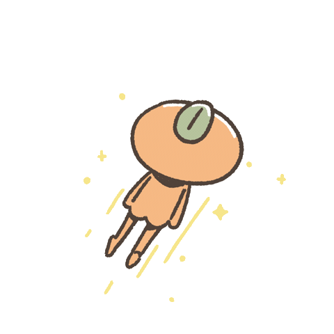 Fun Orange Sticker