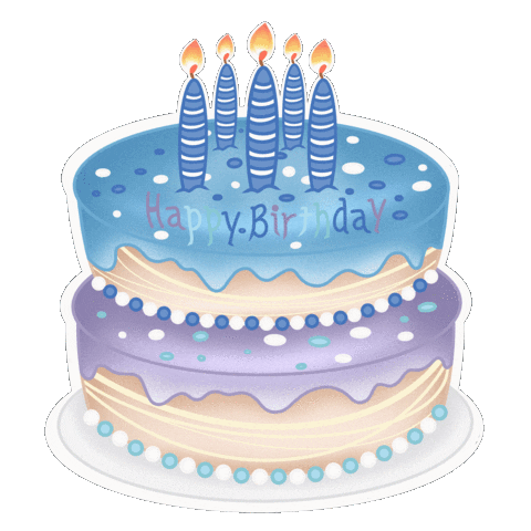 Happy Birthday Eating Sticker by netmarble for iOS & Android | GIPHY