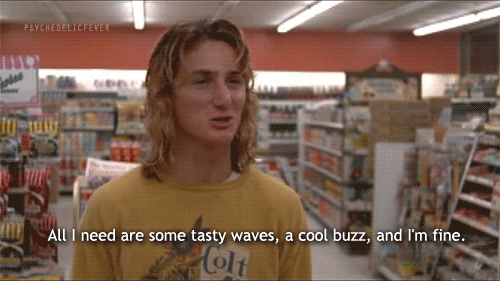 Stoner dude Jeff Spicoli outlines the most important components of his value system.