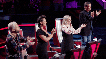 shocked the voice GIF by NBC