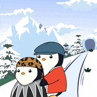 Happy Mental Health GIF by Pudgy Penguins