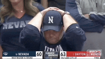 Sad First Round GIF by NCAA March Madness