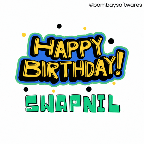 Excited Happy Birthday GIF by Bombay Softwares