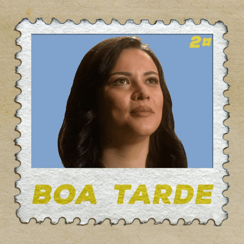 Boa Tarde Stamps GIF
