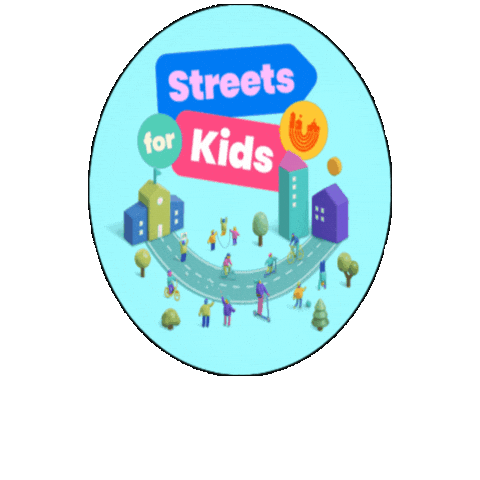 Streetsforkids Sticker by Clean Cities Campaign