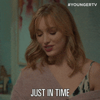 Tv Land Perfect Timing GIF by YoungerTV