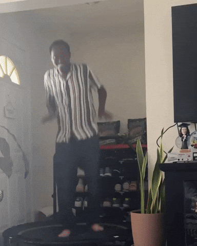 Funny Jump Bouncing GIF