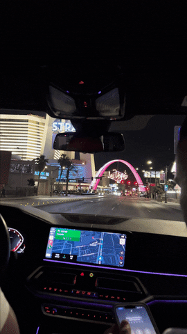Driving Las Vegas GIF