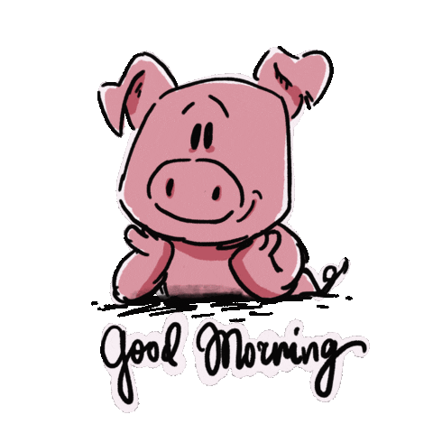 Good Morning Sticker