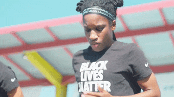 Warming Up Black Lives Matter GIF by OL Reign
