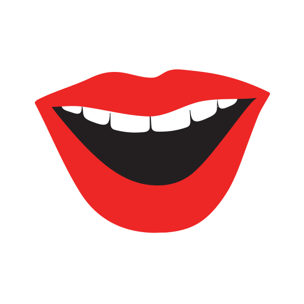 Big Mouth Smile Sticker by R+Co for iOS & Android GIPHY