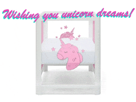 Misknursery pink sleep dream unicorn GIF