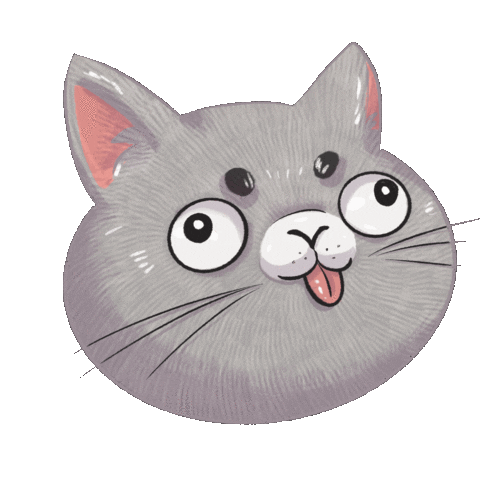 images Derpy Cat Drawing cat sticker for ios android giphy