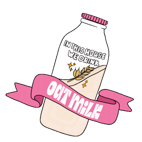 Oat Milk Vegan Sticker