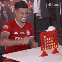 Philippe Coutinho Smile GIF by FC Bayern Munich