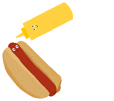 Hot Dog Sticker by Angelic Bakehouse