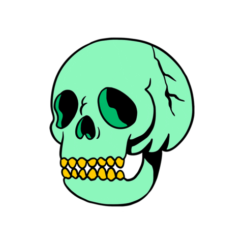 Halloween Skull Sticker by Jugendleiter-Blog