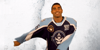 Floss GIF by Milwaukee Admirals