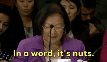 Mazie Hirono Nuts GIF by GIPHY News
