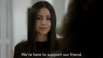 tv show support GIF by Pretty Little Liars