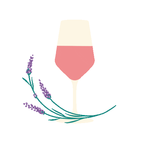 Glass Of Wine Fun Sticker by Vins de Provence