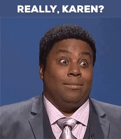 Karen Reaction GIF by MOODMAN - Find & Share on GIPHY