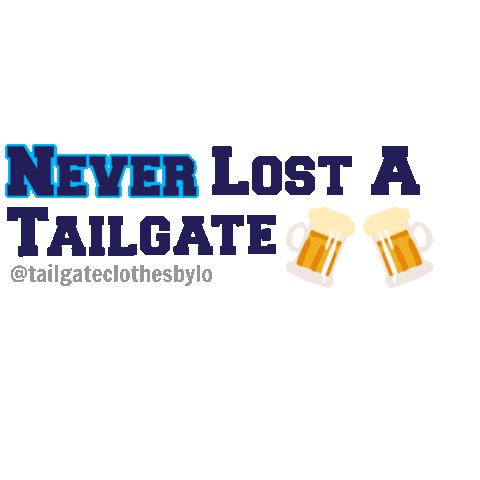 Neverlostatailgate Sticker by Tailgate Clothes By Lo