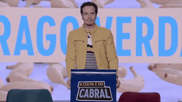 A Culpa E Do Cabral Fabiano Cambota GIF by Comedy Central BR