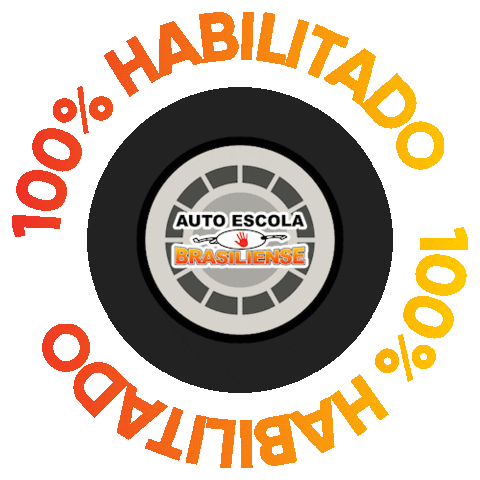 Auto Escola Brasiliense Sticker