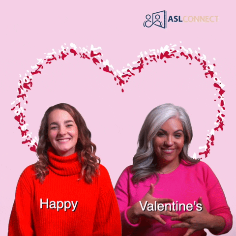 Pink Love GIF by ASL Connect