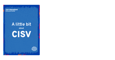 A Little Bit About Cisv Sticker by CISV International