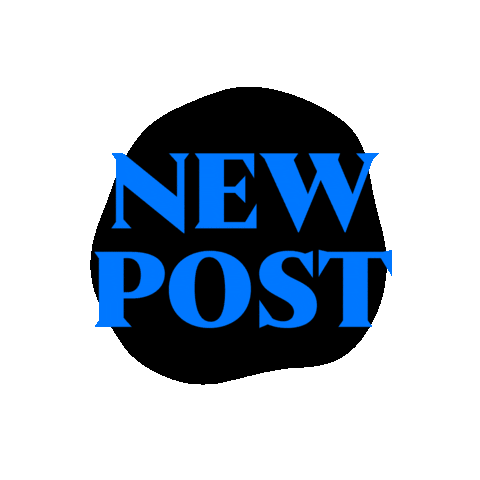 New Post Typography Sticker by Mondays Agency