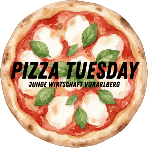 Pizza Sticker by Junge Wirtschaft Vorarlberg