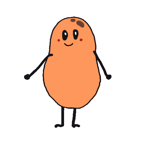 Happy Potatoes Sticker