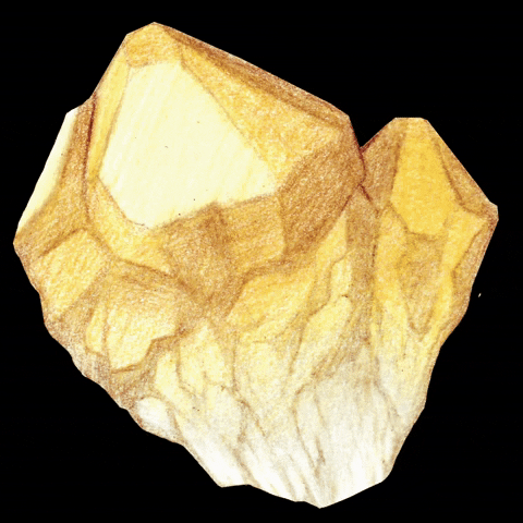 beelucia yellow crystal stone crystals GIF