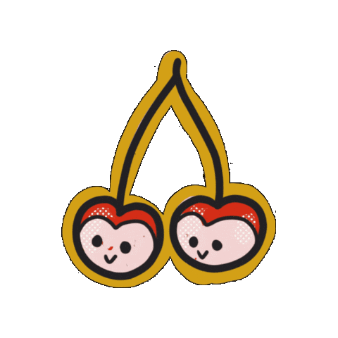 Cherry Sticker by La Tamy