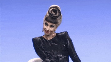 lady gaga smiling GIF