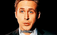 Ryan Gosling Whistle GIF
