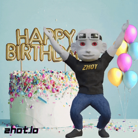 Happy Birthday GIF by Zhot